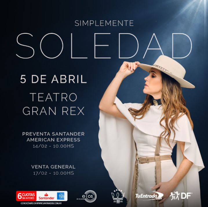 Soledad en el Teatro Gran Rex